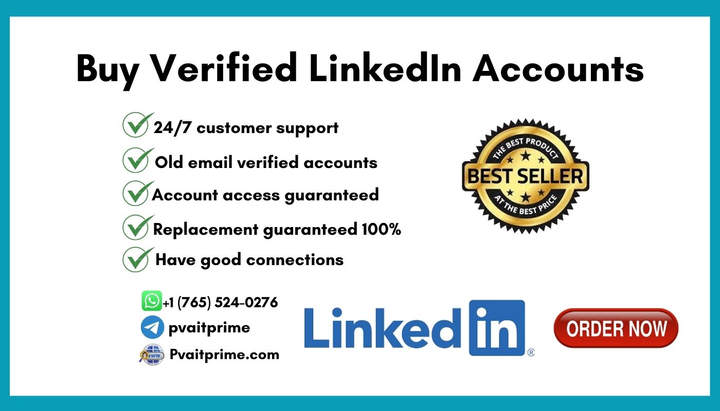 Buy Verified LinkedIn Accounts - 100% Safe Full Verified USA,UK Accounts